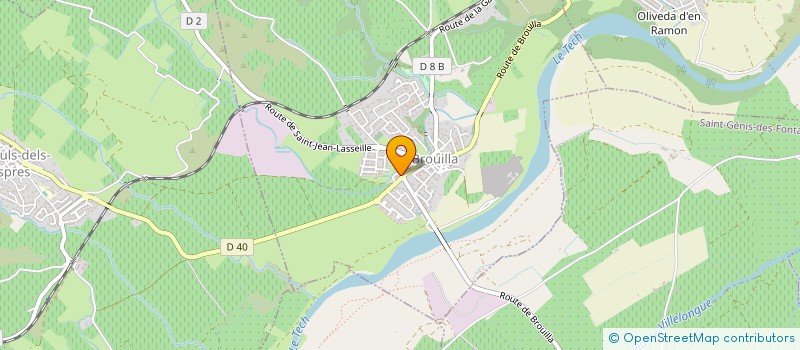 localisation de l'entreprise MADAME MARIE PIERRE PIERRON  BROUILLA