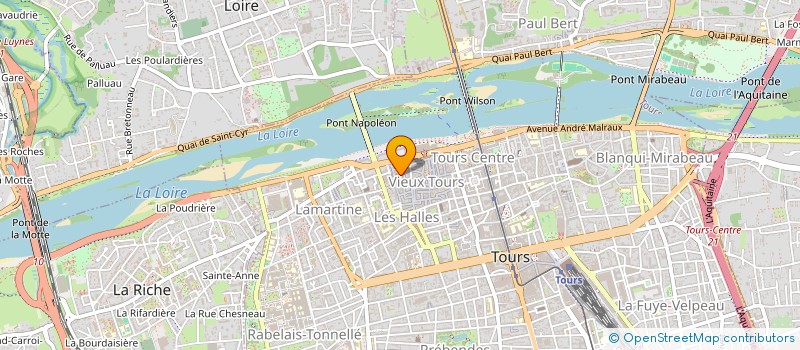 localisation de l'entreprise MADAME MARIE-PIERRE POIROUX à TOURS