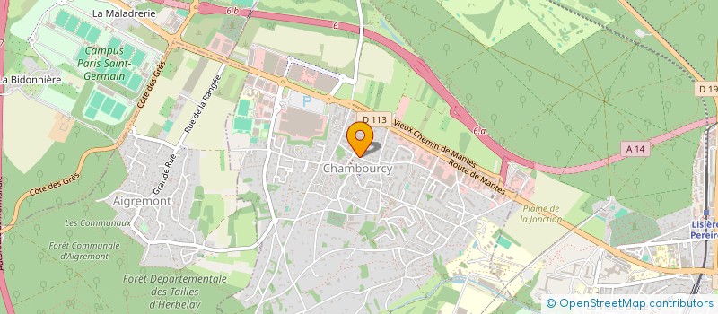 localisation de l'entreprise MADAME MARIE-PIERRE POLIN  CHAMBOURCY