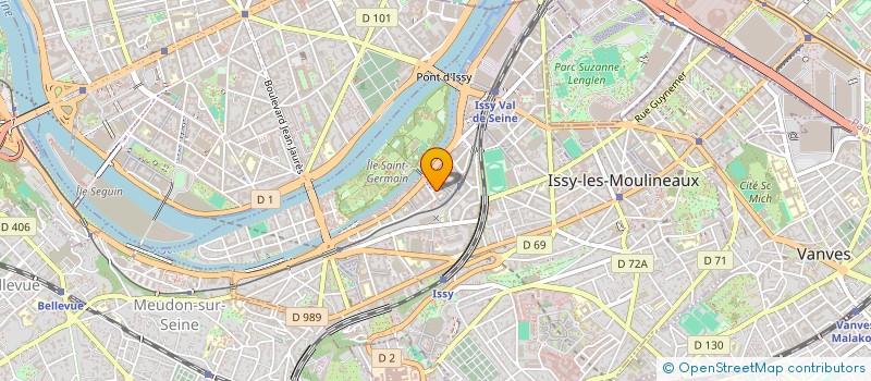 localisation de l'entreprise MADAME MARIE-PIERRE PORTE-GUITTET  ISSY-LES-MOULINEAUX