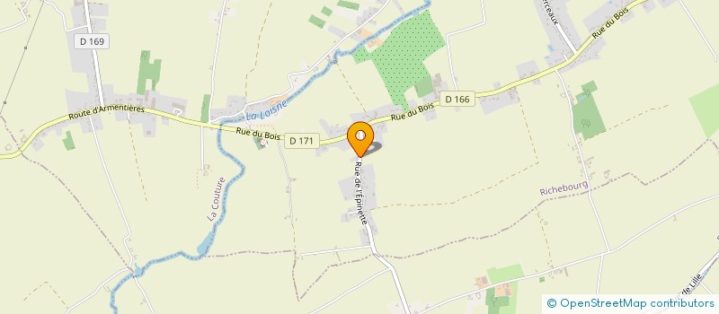 localisation de l'entreprise MADAME MARIE-PIERRE POURRIER à RICHEBOURG