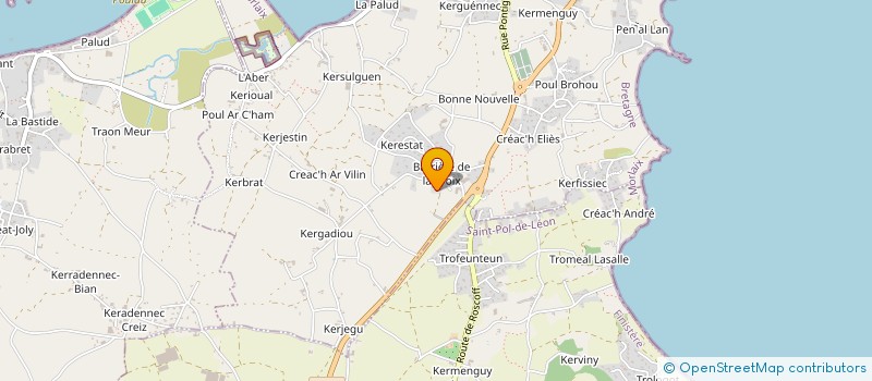 localisation de l'entreprise MADAME MARIE-PIERRE QUEMENER  ROSCOFF