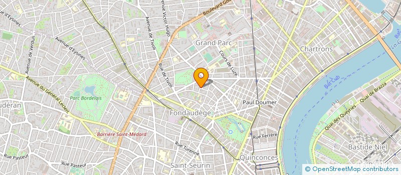 localisation de l'entreprise MADAME MARIE PIERRE QUINTARD à BORDEAUX