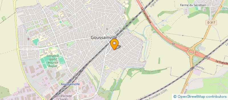 localisation de l'entreprise MADAME MARIE PIERRE RAGUET à GOUSSAINVILLE