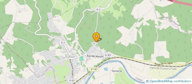 localisation de l'entreprise MADAME MARIE-PIERRE RAYNAUD  CUBLAC