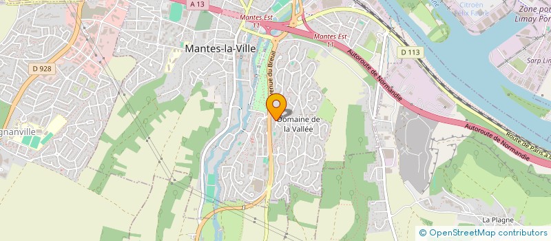 localisation de l'entreprise MADAME MARIE PIERRE REGENT  MANTES-LA-VILLE