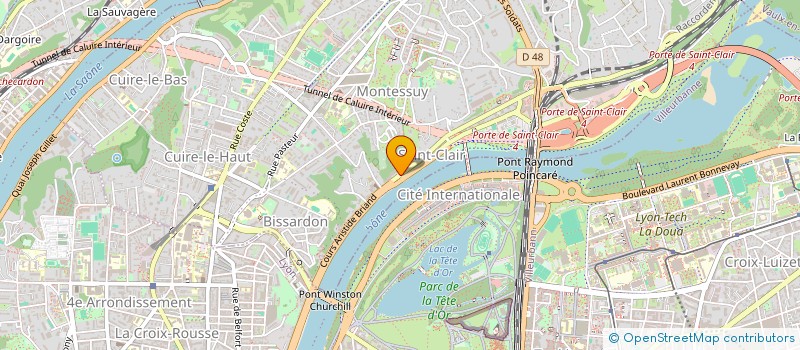 localisation de l'entreprise MADAME MARIE-PIERRE RIVIERE  CALUIRE-ET-CUIRE