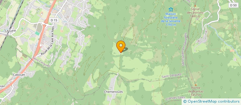 localisation de l'entreprise MADAME MARIE PIERRE RIVOLLAT  SAINT-CERGUES