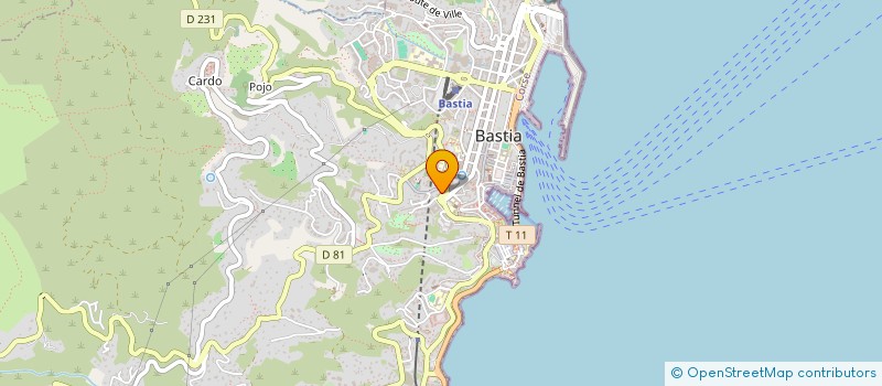 localisation de l'entreprise MADAME MARIE-PIERRE SABIANI à BASTIA