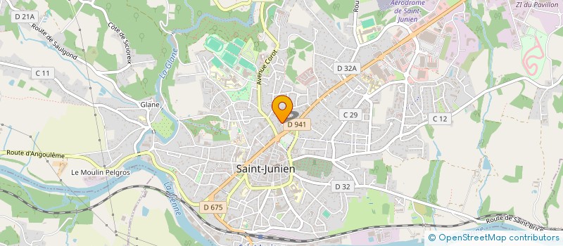 localisation de l'entreprise MADAME MARIE-PIERRE SANSONNET  SAINT-JUNIEN