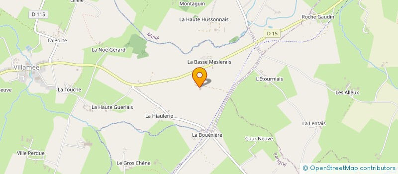 localisation de l'entreprise MADAME MARIE-PIERRE SAVARY  VILLAMEE