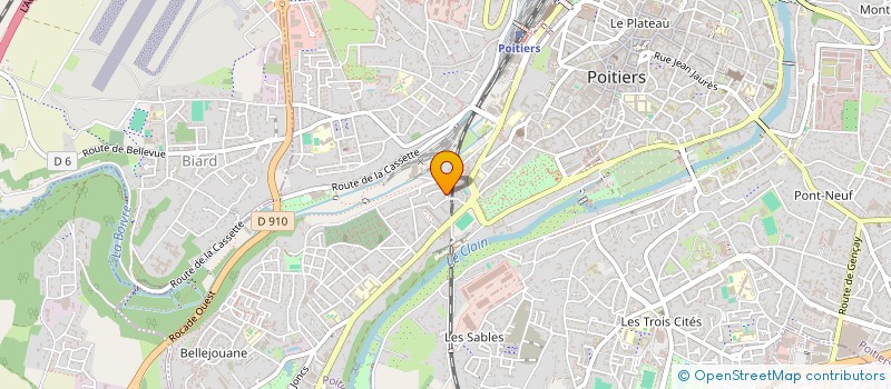 localisation de l'entreprise MADAME MARIE-PIERRE SCHNEEGANS  POITIERS