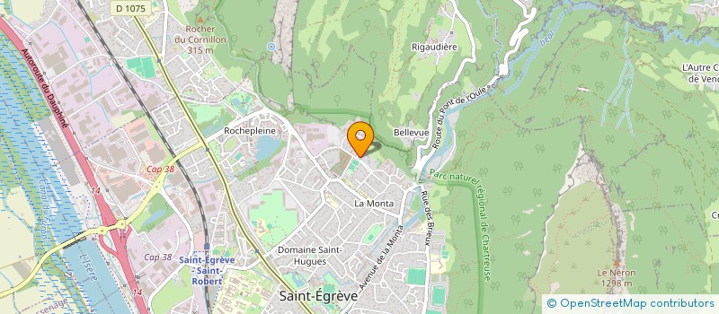 localisation de l'entreprise MADAME MARIE-PIERRE SIMON  SAINT-EGREVE