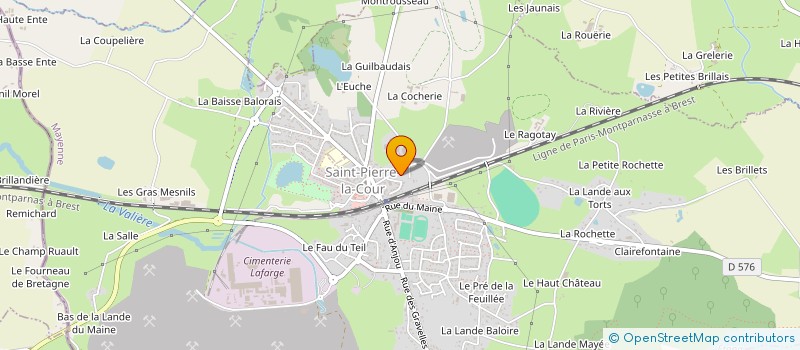 localisation de l'entreprise MADAME MARIE-PIERRE SOARES  ARGENTRE-DU-PLESSIS