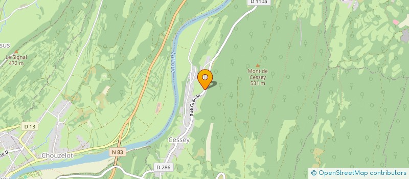 localisation de l'entreprise MADAME MARIE-PIERRE SUEUR  CESSEY