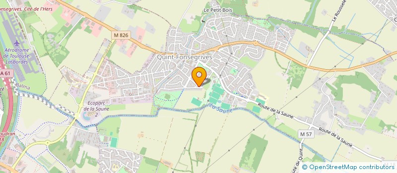 localisation de l'entreprise MADAME MARIE-PIERRE SUIRE  QUINT-FONSEGRIVES