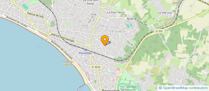 localisation de l'entreprise MADAME MARIE PIERRE SUREL  LA BAULE-ESCOUBLAC