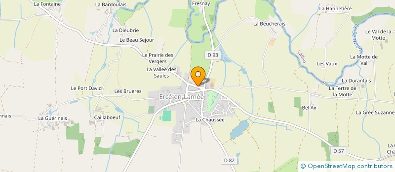 localisation de l'entreprise MADAME MARIE-PIERRE TANGUY  ERCE-EN-LAMEE