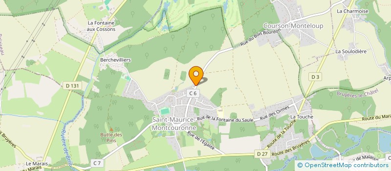 localisation de l'entreprise MADAME MARIE-PIERRE TANGUY  SAINT-MAURICE-MONTCOURONNE