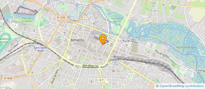 localisation de l'entreprise MADAME MARIE-PIERRE THILLOY à AMIENS