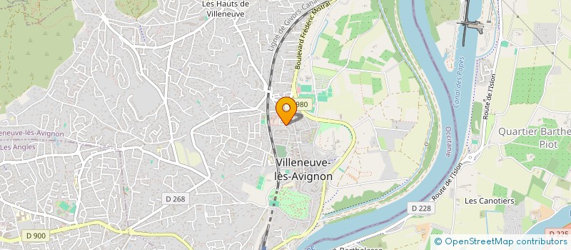 localisation de l'entreprise MADAME MARIE-PIERRE THOMAS à VILLENEUVE LES AVIGNON
