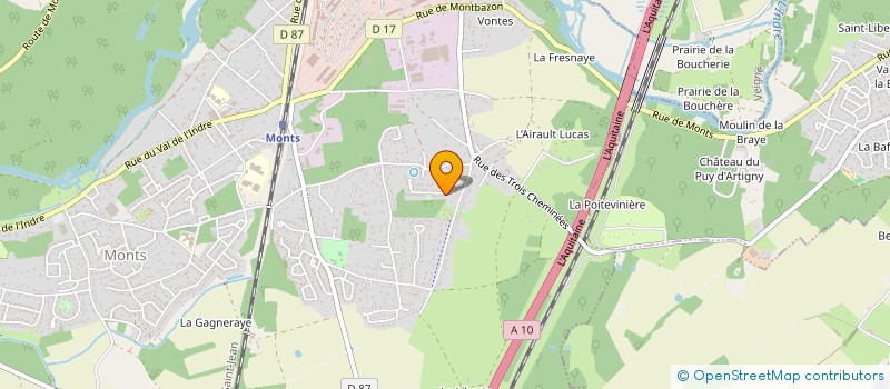 localisation de l'entreprise MADAME MARIE PIERRE THUILLIER à MONTS