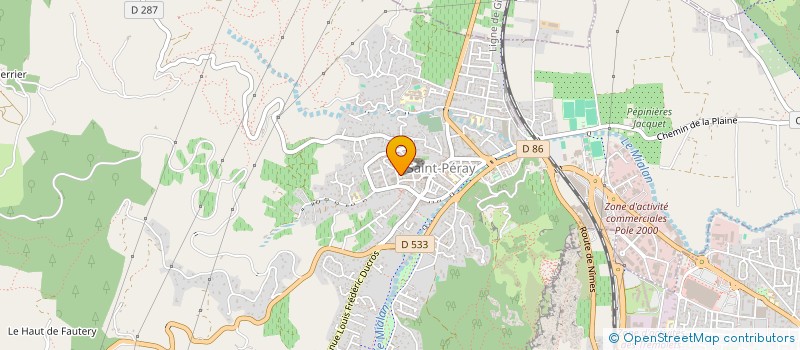 localisation de l'entreprise MADAME MARIE PIERRE VIVIAN  SAINT-PERAY