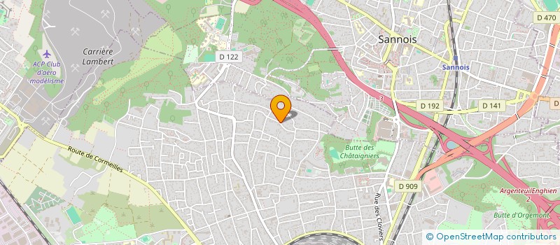 localisation de l'entreprise MADAME MARIE-PIERRE WATRINELLE  ARGENTEUIL