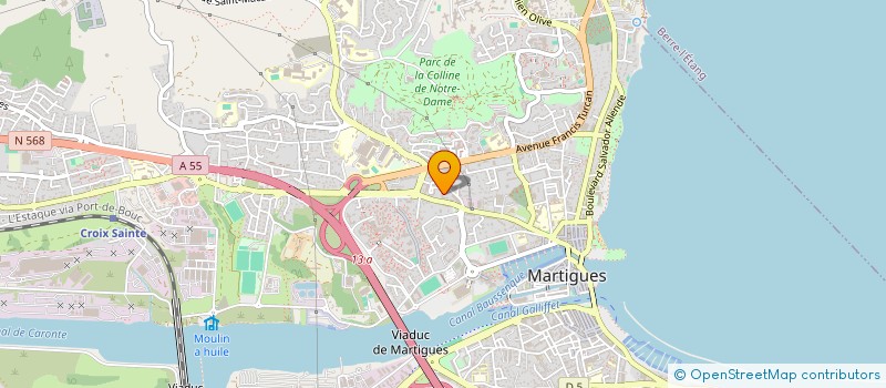 localisation de l'entreprise MADAME MARIE-PIERRE ZANETTI  MARTIGUES