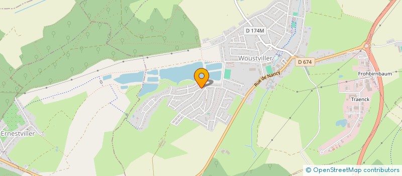 localisation de l'entreprise MADAME MARIE-PIERRETTE GANGLOFF  WOUSTVILLER