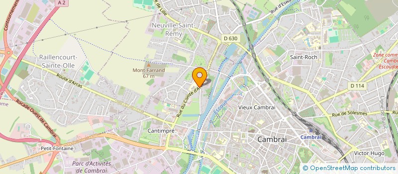 localisation de l'entreprise MADAME MARIE PIETTE  NEUVILLE-SAINT-REMY