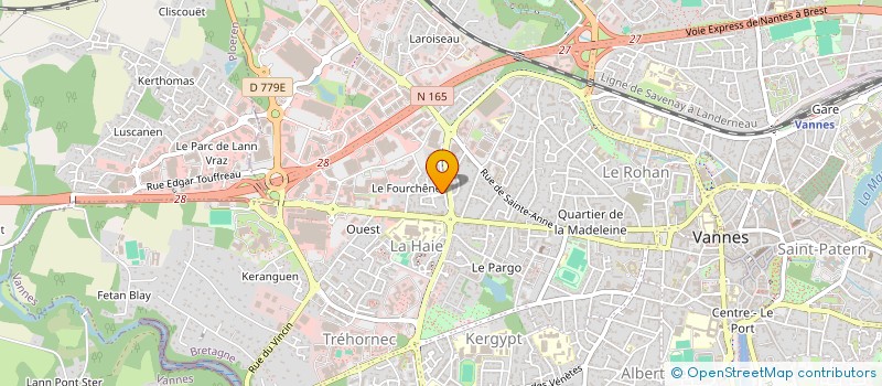 localisation de l'entreprise MADAME MARIE PILVEN LE SEVELLEC à VANNES