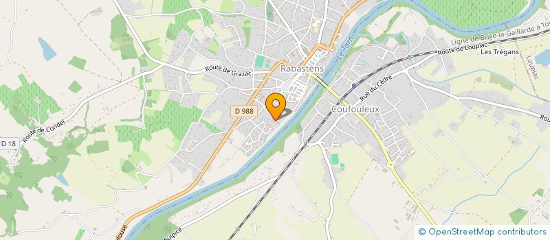 localisation de l'entreprise MADAME MARIE PIN  RABASTENS