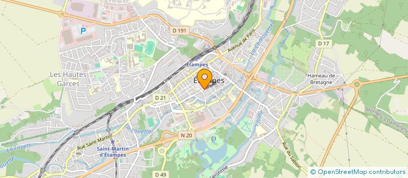 localisation de l'entreprise MADAME MARIE PINAUDEAU à ETAMPES