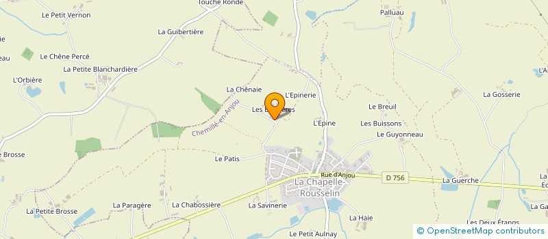 localisation de l'entreprise MADAME MARIE PINEAU  CHEMILLE-EN-ANJOU