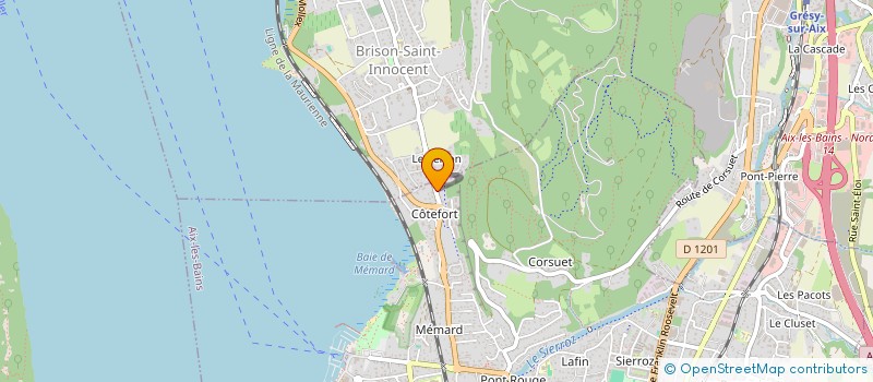 localisation de l'entreprise MADAME MARIE PINEAU  AIX-LES-BAINS