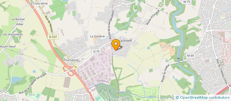 localisation de l'entreprise MADAME MARIE PINEL  CHAPELLE-SUR-ERDRE (LA)