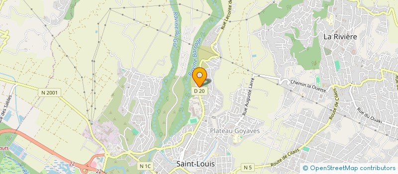 localisation de l'entreprise MADAME MARIE PIOT à SAINT-LOUIS