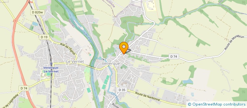 localisation de l'entreprise MADAME MARIE PIQUEMAL à VENERQUE