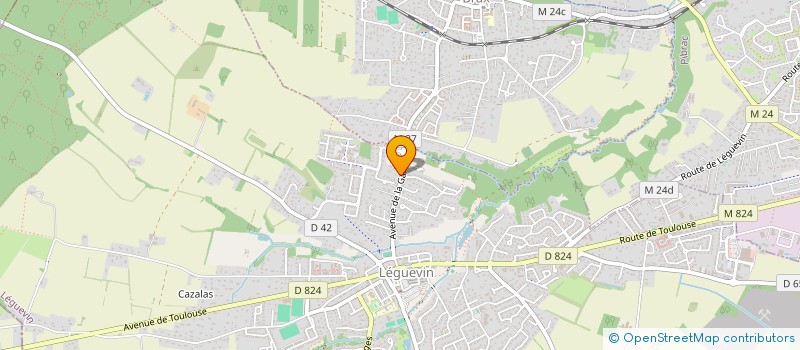 localisation de l'entreprise MADAME MARIE PIQUEMAL-PASTRE  LEGUEVIN