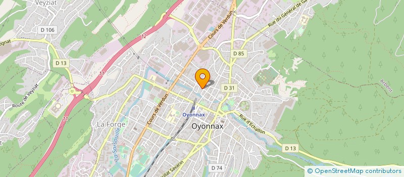 localisation de l'entreprise MADAME MARIE PITTION à OYONNAX