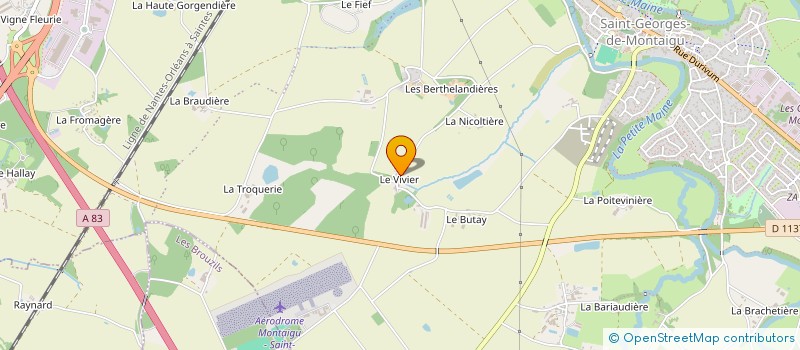 localisation de l'entreprise MADAME MARIE PIVETEAU à MONTAIGU-VENDEE