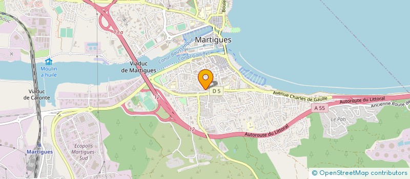 localisation de l'entreprise MADAME MARIE PLA à MARTIGUES