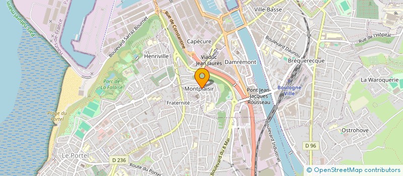 localisation de l'entreprise MADAME MARIE PLANCHAIS à BOULOGNE-SUR-MER