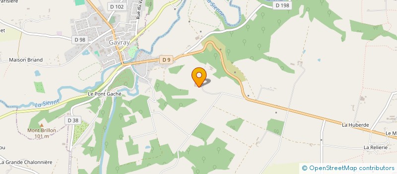 localisation de l'entreprise MADAME MARIE PLEINTEL  GAVRAY-SUR-SIENNE