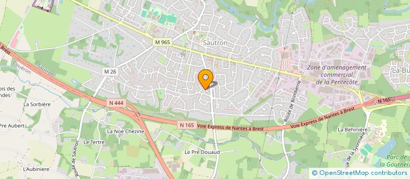 localisation de l'entreprise MADAME MARIE PLOQUIN à SAUTRON