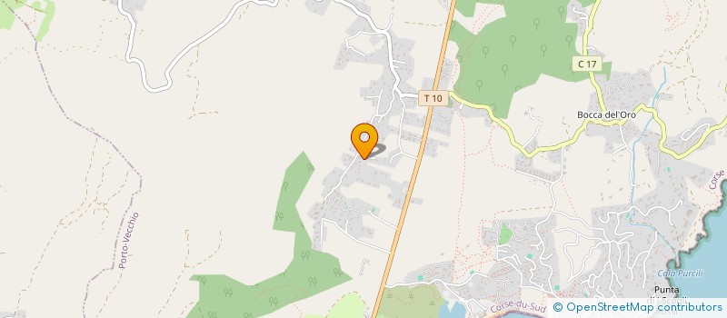 localisation de l'entreprise MADAME MARIE POGGI  PORTO-VECCHIO