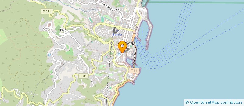 localisation de l'entreprise MADAME MARIE POGGI à BASTIA