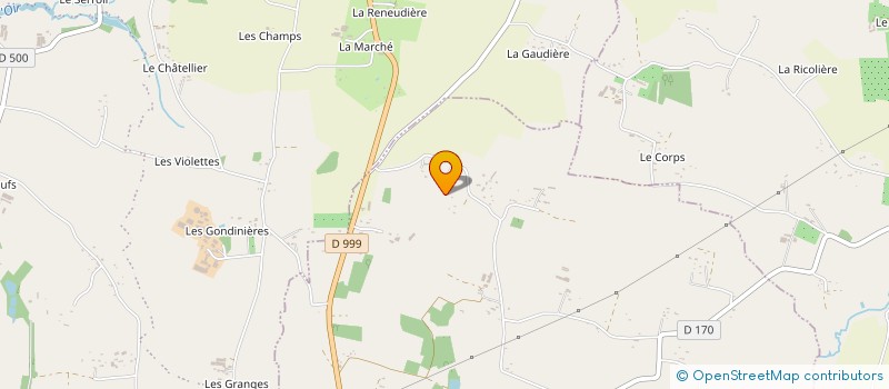 localisation de l'entreprise MADAME MARIE POIRIER à GRANDPARIGNY