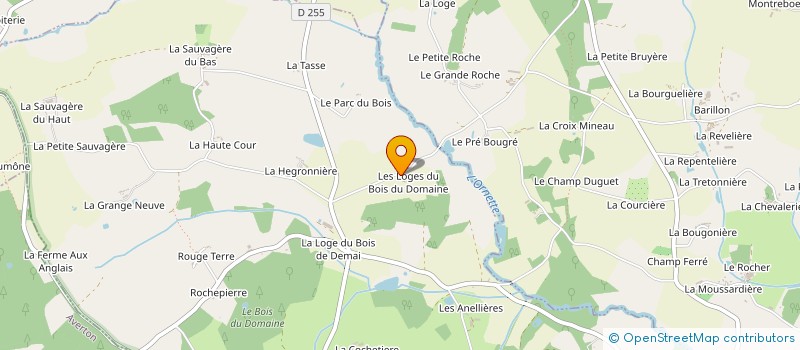 localisation de l'entreprise MADAME MARIE POIRIER  GESVRES